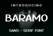Baramo Font Poster 1