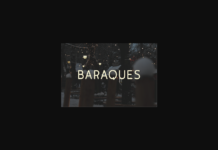 Baraques Font Baraques Font Poster 1