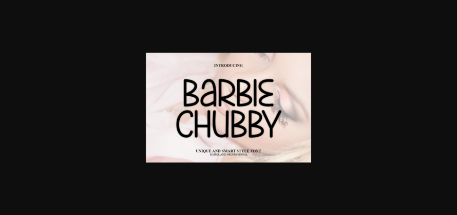Barbie Chubby Font Poster 3