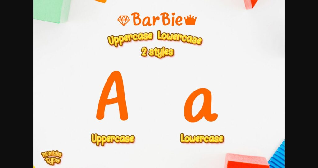 Barbie Font Poster 2