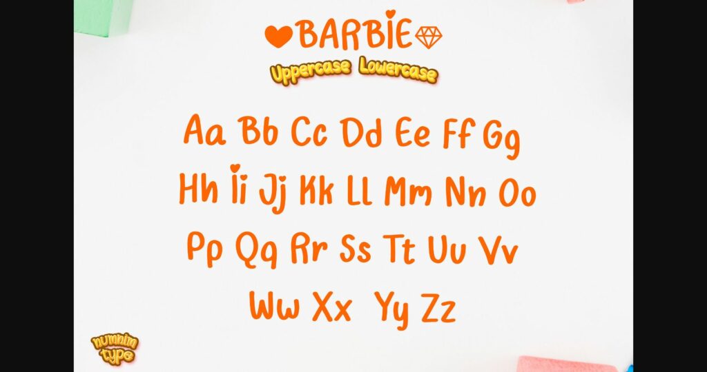 Barbie Font Poster 8