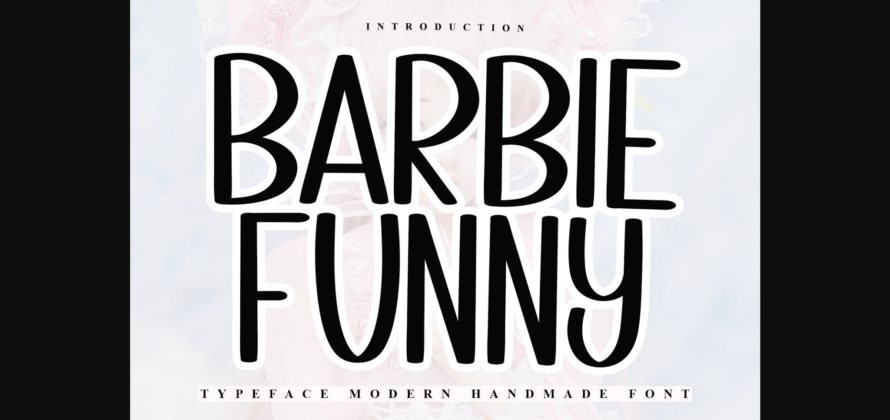 Barbie Funny Font Poster 3