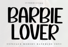 Barbie Lover Font Poster 1