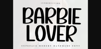 Barbie Lover Font Poster 1