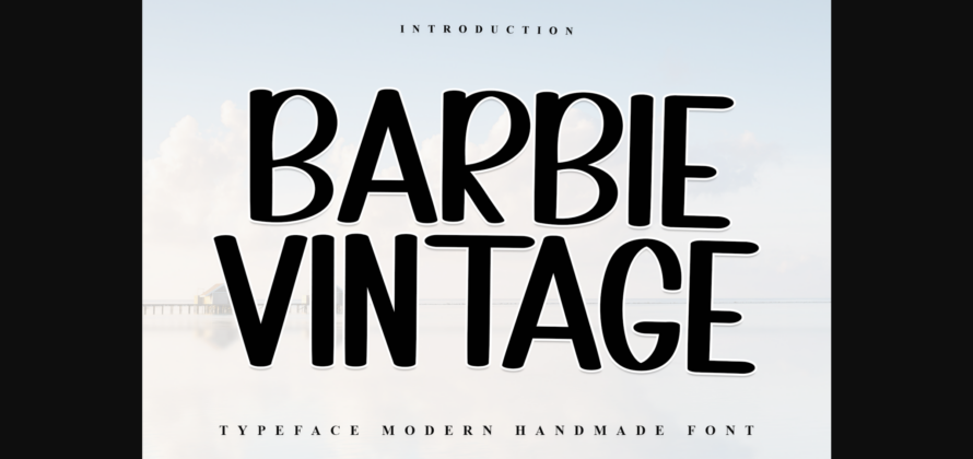 Barbie Vintage Font Poster 3