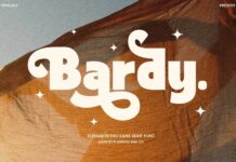 Bardy Font Poster 1