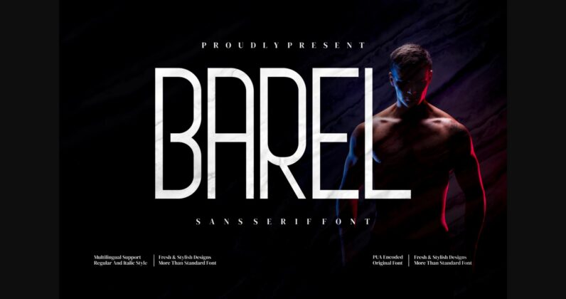 Barel Font Poster 3