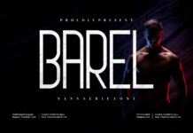 Barel Font Poster 1