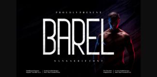 Barel Font Poster 1