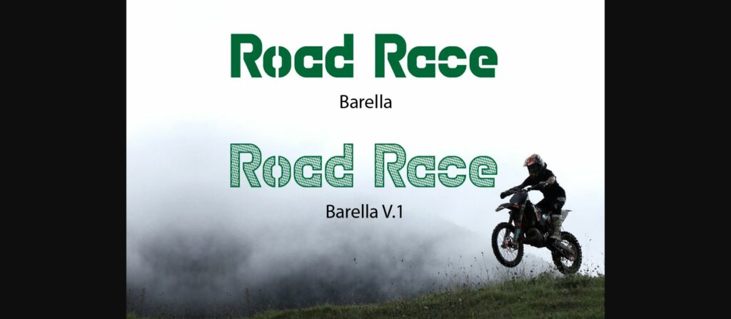 Barella Font Poster 4