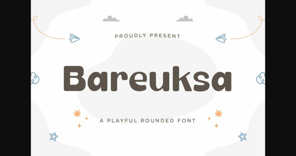 Bareuksa Font Poster 3