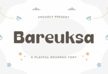 Bareuksa Font Poster 1