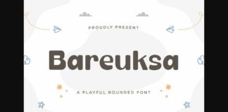 Bareuksa Font Poster 1