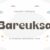 Bareuksa Font