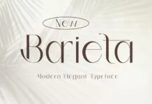 Barieta Font Barieta Font Poster 1