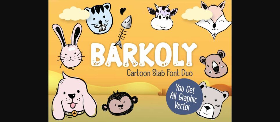 Barkoly Font Poster 3