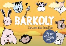 Barkoly Font Poster 1