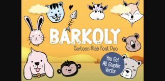 Barkoly Font Poster 1