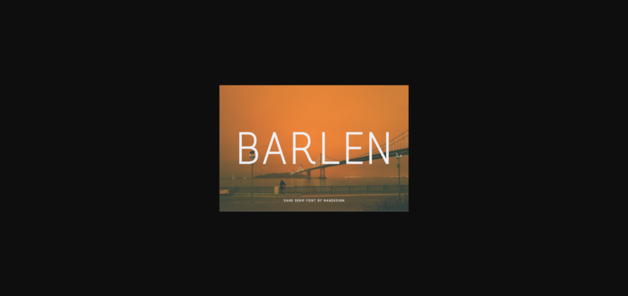 Barlen Font Poster 1