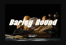 Barley Round Font Poster 1