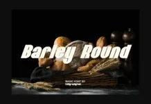 Barley Round Font Barley Round Font Poster 1