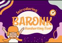 Baronk Font Poster 1