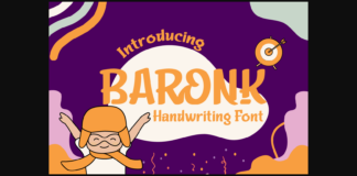 Baronk Font Poster 1