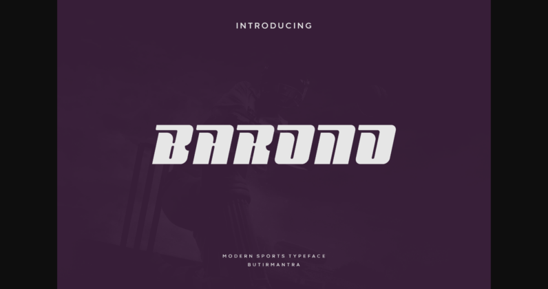 Barono Font Poster 1