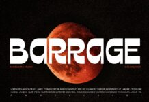 Barrage Font Poster 1