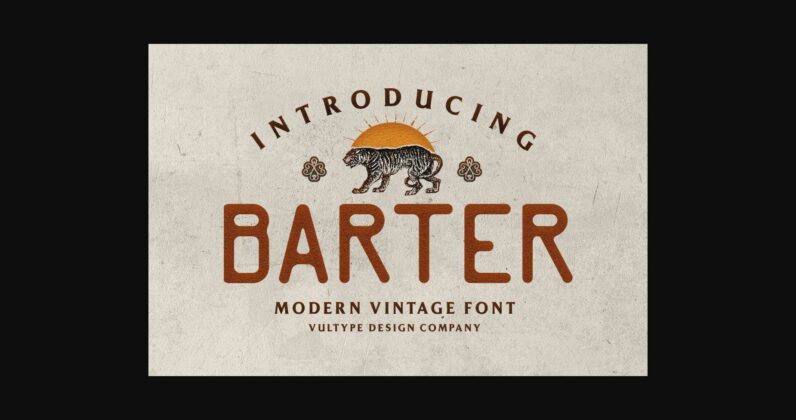 Barter Font Poster 3