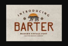 Barter Font Poster 1