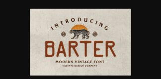 Barter Font Poster 1