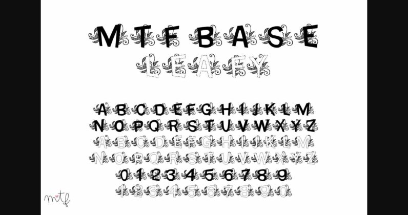 Base Trio Font Poster 5
