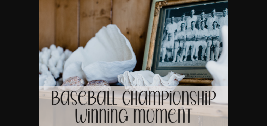 Baseball Champion Font Poster 4