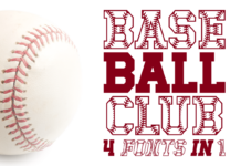 Baseball Club Font Poster 1