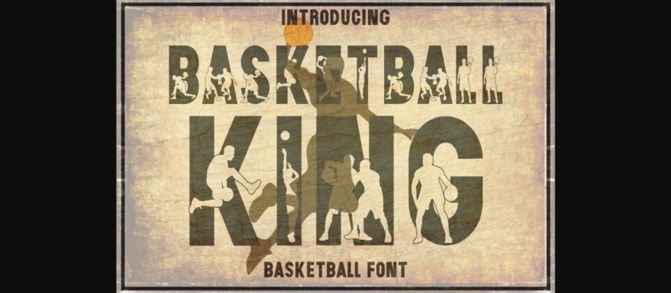 Basketball King Font Poster 3