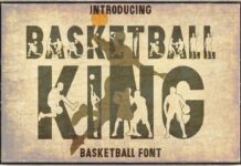 Basketball King Font Poster 1