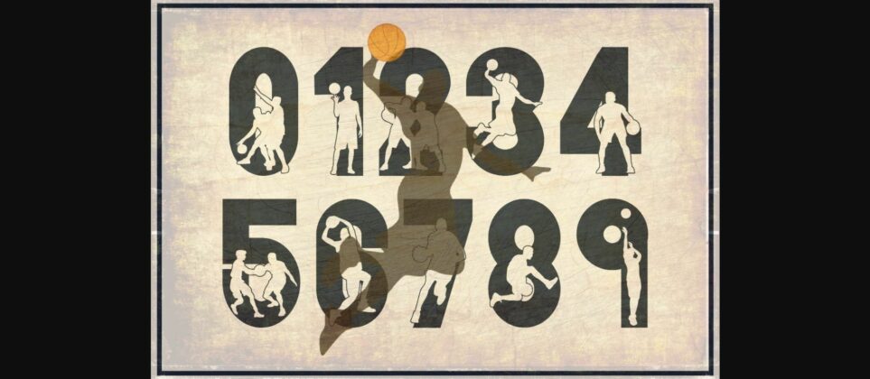 Basketball King Font Poster 5