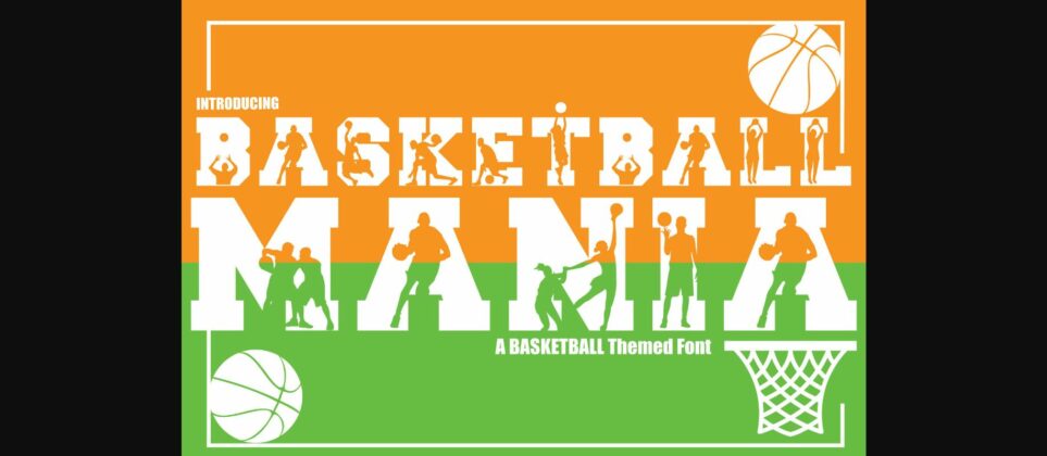 Basketball Mania Font Poster 3