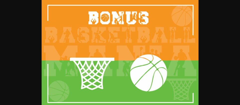 Basketball Mania Font Poster 5