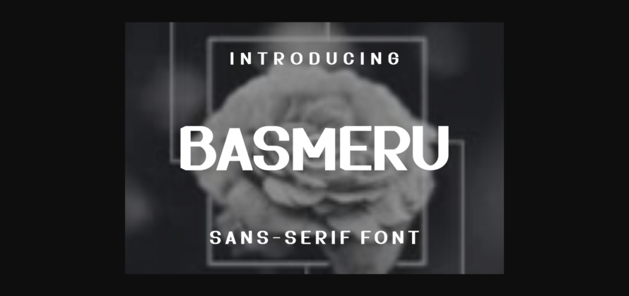 Basmeru Font Poster 3