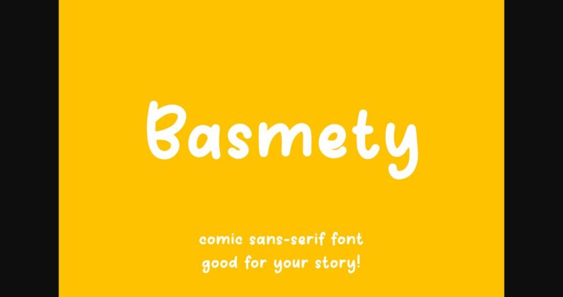 Basmety Font Poster 3
