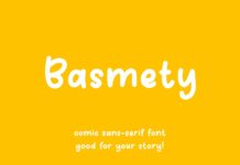 Basmety Font Poster 1
