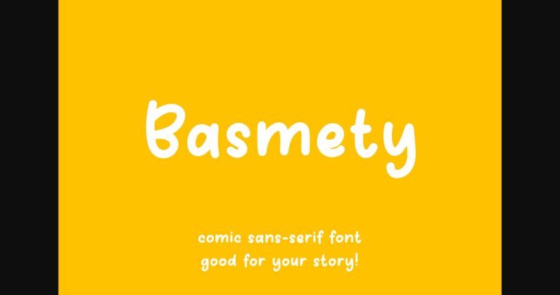 Basmety Font Poster 1