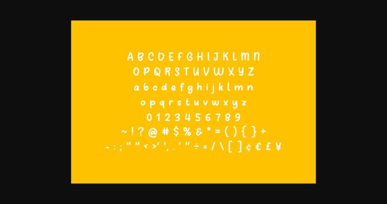 Basmety Font Poster 6