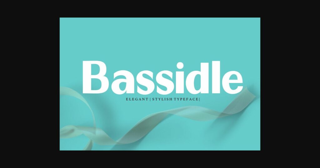 Bassidle Font Poster 3