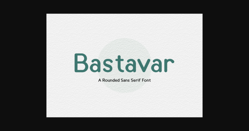 Bastavar Font Poster 3