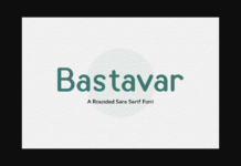 Bastavar Font Poster 1