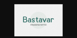 Bastavar Font Poster 1