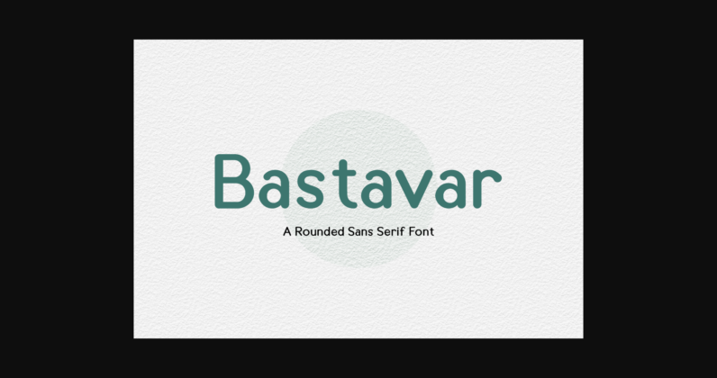 Bastavar Font Poster 1